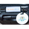 Love You Forever Round Luggage Tag & Handle Wrap - In Context