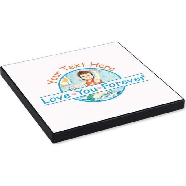 Love You Forever Square Table Top (Angle Shot)