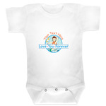 Love You Forever Baby Bodysuit 0-3 w/ Name or Text