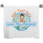 Love You Forever Bath Towel w/ Name or Text