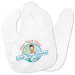 Love You Forever Baby Bib w/ Name or Text