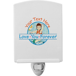 Love You Forever Ceramic Night Light w/ Name or Text