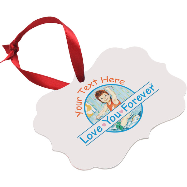 Love Your Forever Christmas Ornament (Angle View)