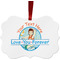 Love Your Forever Christmas Ornament (Front View)