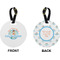 Love Your Forever Circle Luggage Tag (Front + Back)