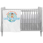 Love You Forever Crib Comforter / Quilt w/ Name or Text
