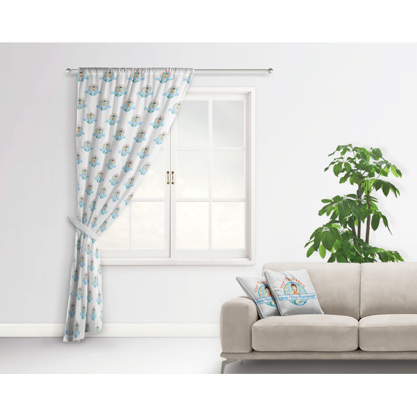 Love Your Forever Curtain With Window and Rod - in Room Matching Pillow