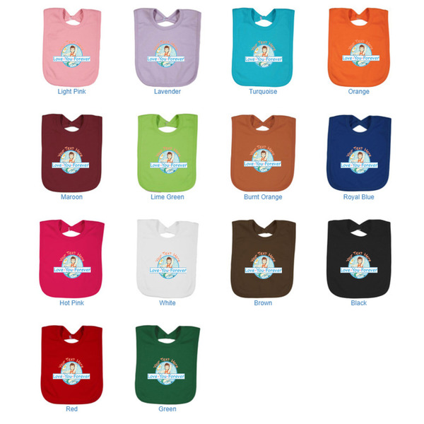 Love Your Forever Iron On Bib - Colors Available