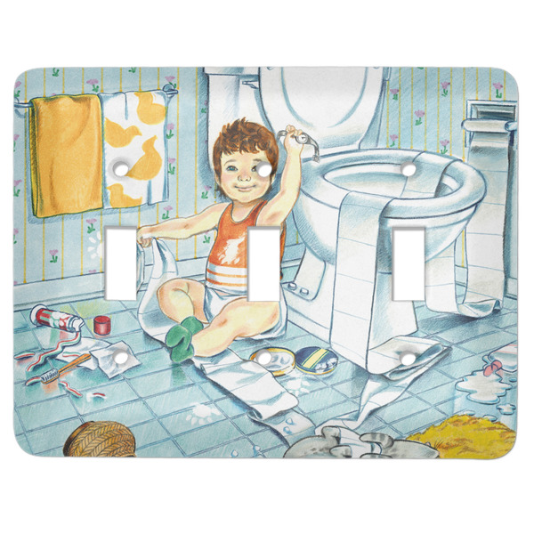 Custom Love You Forever Light Switch Cover (3 Toggle Plate)