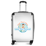 Love You Forever Suitcase - 24" Medium - Checked (Personalized)