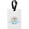 Love You Forever Plastic Luggage Tag - Rectangular w/ Name or Text