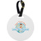 Love Your Forever Personalized Round Luggage Tag
