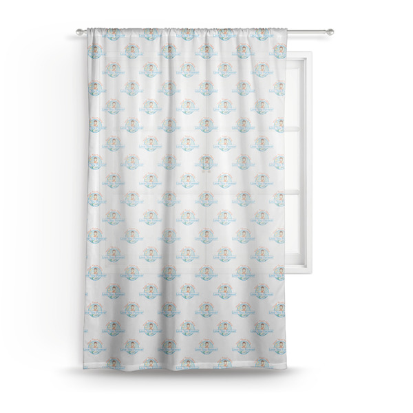Custom Love You Forever Sheer Curtain