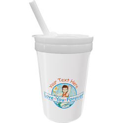 Love You Forever Sippy Cup with Straw (Personalized)