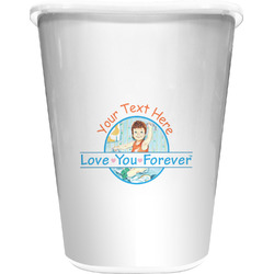 Love You Forever Waste Basket (Personalized)
