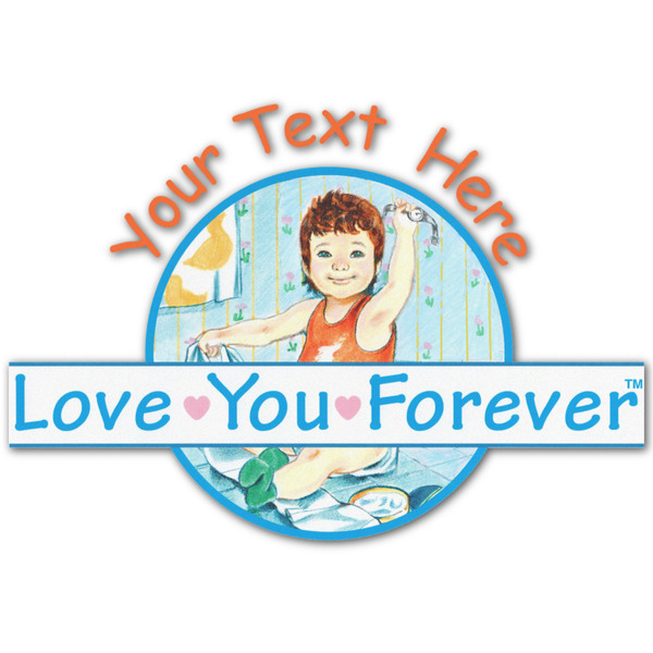 Custom Love You Forever Graphic Decal - XLarge (Personalized)