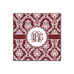 Maroon & White Wood Print - 12x12 (Personalized)