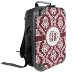 Maroon & White Kids Hard Shell Backpack (Personalized)