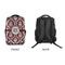 Maroon & White 15" Backpack - APPROVAL
