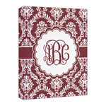Maroon & White Canvas Print - 16x20 (Personalized)