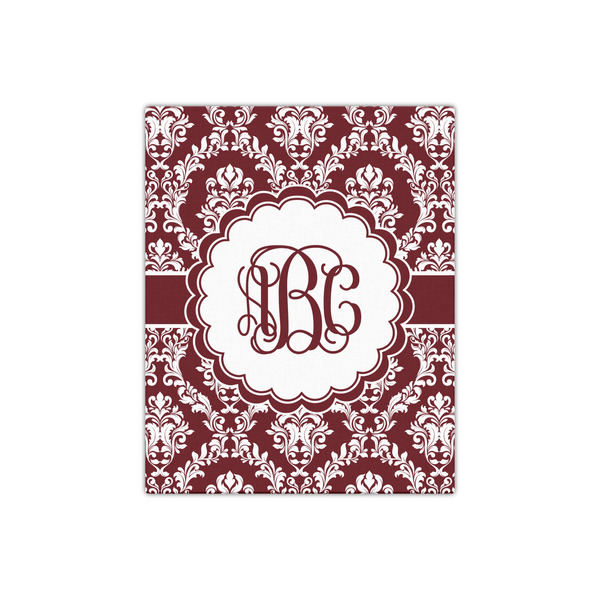 Maroon & White 16x20 - Canvas Print - Front View
