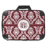Maroon & White Hard Shell Briefcase - 18" (Personalized)