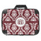 Maroon & White Hard Shell Briefcase - 18" (Personalized)
