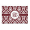 Maroon & White 2' x 3' Indoor Area Rug (Personalized)
