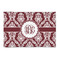 Maroon & White 2' x 3' Patio Rug (Personalized)