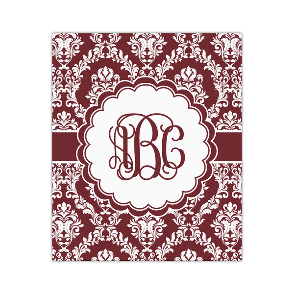 Maroon & White 20x24 - Canvas Print - Front View