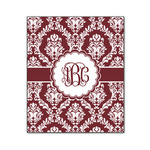 Maroon & White Wood Print - 20x24 (Personalized)