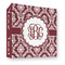 Maroon & White 3 Ring Binders - Full Wrap - 3" - FRONT