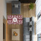 Maroon & White 3'x5' Indoor Area Rugs - IN CONTEXT