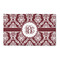 Maroon & White 3' x 5' Indoor Area Rug (Personalized)