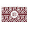 Maroon & White 3' x 5' Patio Rug (Personalized)