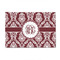 Maroon & White 4' x 6' Indoor Area Rug (Personalized)