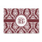 Maroon & White 4' x 6' Patio Rug (Personalized)