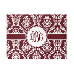 Maroon & White 5' x 7' Patio Rug (Personalized)
