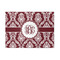 Maroon & White 5' x 7' Patio Rug (Personalized)