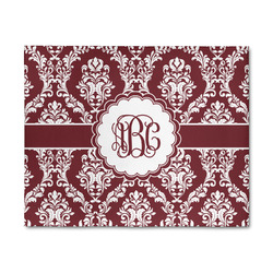 Maroon & White 8' x 10' Indoor Area Rug (Personalized)