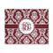 Maroon & White 8' x 10' Indoor Area Rug (Personalized)