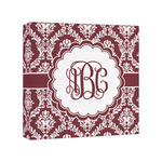 Maroon & White Canvas Print - 8x8 (Personalized)