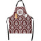 Maroon & White Apron - Flat with Props (MAIN)