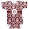 Maroon & White Baby Bodysuit 0-3 (Personalized)