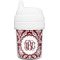 Maroon & White Baby Sippy Cup (Personalized)