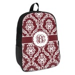Maroon & White Kids Backpack (Personalized)