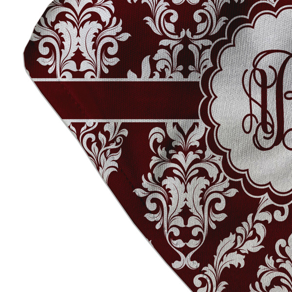 Maroon & White Bandana Detail