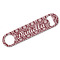 Maroon & White Bar Bottle Opener w/ Monogram
