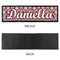 Maroon & White Bar Mat - Large - APPROVAL
