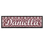 Maroon & White Bar Mat (Personalized)